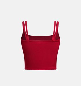 Red Graphic Print Tank Top