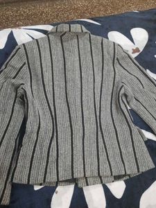 Striped Blazer - Stylish Outerwear