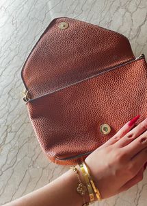 Zara Official Brown Crossbody Bag