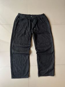 Relaxed Fit Black Pants