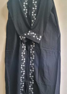 Balck Embroidery Daily Wear Abhaya/Bhurqa