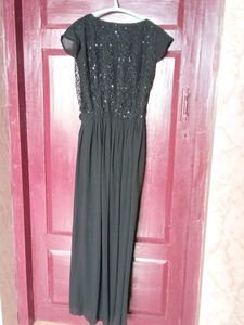 Rich Black Maxi Gown