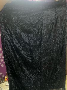 Sparkly Blue Pencil Skirt