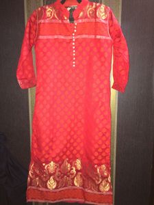 Golden Patchwork Kurti