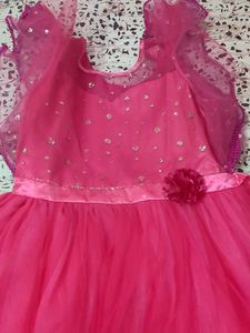 Rani Pink Party High Low Frock
