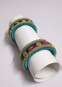 12% Off!! Handmade Silk Thread Bangles