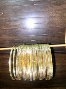 Gold Bangle Set