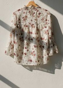 Mavie Vintage Floral Tunic Top