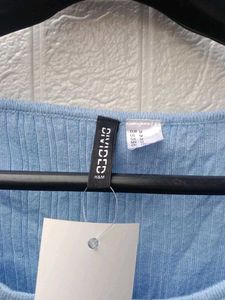 New with tag H&amp;M Pinterest Blue Ribbed Knit Long S