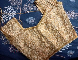 Embroidery Blouse Skin Colour! 😍