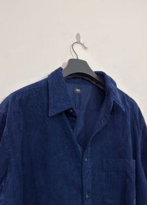 Uniqlo Blue Corduroy Shirt