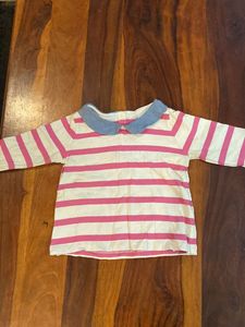 Collared Cotton T Shirt