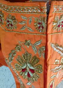 Fancy Choli With Stitch Blouse And Dupatta