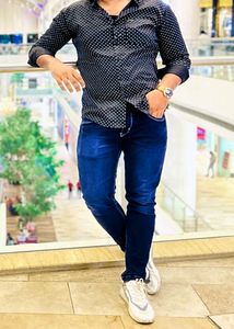 Price Drop Black Printed shirt