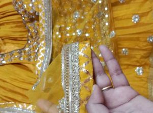 Mustard Yellow Lehenga Choli Set