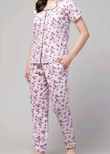 Floral Print Pajama Set