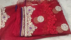Beutiful Net Saree Festival ware