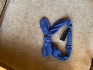 H & M Blue Knotted Headband