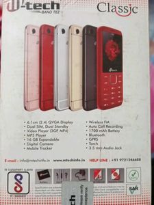 M-tech New Mobile Phone Without Battery