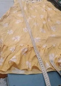 Yellow Embroidered Dress