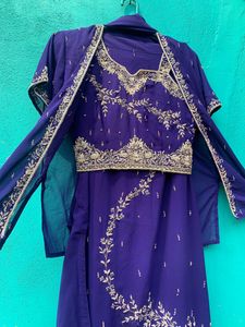 Mid-Night Blue 3 Piece Lehenga