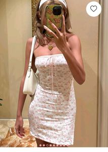 Floral Tube Mini Dress