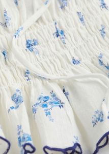 h&amp;m white puff sleeved top