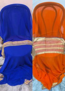 Set Of Simple Formal Sarees.