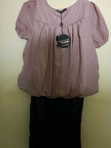 Elegant Mauve Dress