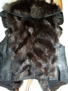 Stylish Fur &amp; Leather Vest