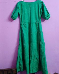 Green Casual Day Dress