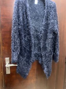 Zara Shaggy Knit Cardigan