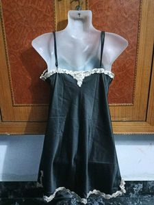 Lace Trim Cami Slip Dress