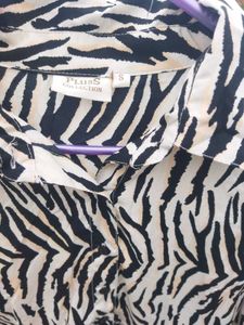 Chic Zebra Print Mini Dress(Unused)