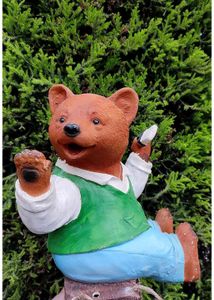 Polyresin Animal Figurin on Swing Statue