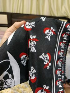 Skull Print Scarf