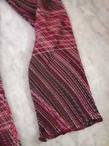 Patterned Long Sleeve Top