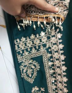 Emerald Green Embroidered Salwar Kameez