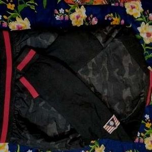 Stylish Camo Bomber Jacket