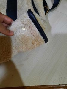 Shearling Tote Bag