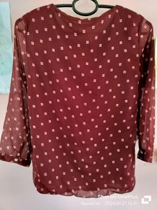 Maroon Top
