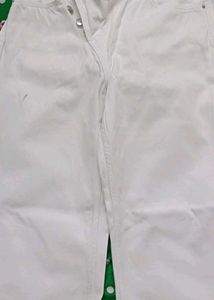 Zara White Jeans