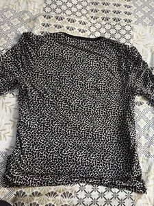 Women’s Sheer Printed  Top
