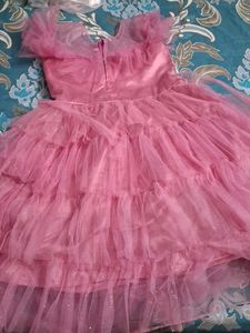 Pink Tulle Party Dress