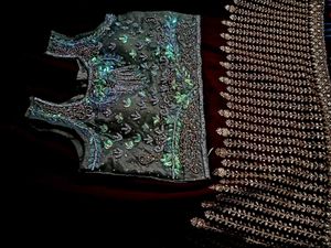 Designer Sequins Lehenga With Stone Work Choli