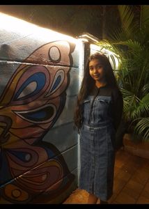 Cute Korean Street Denim Dress With Hoodie