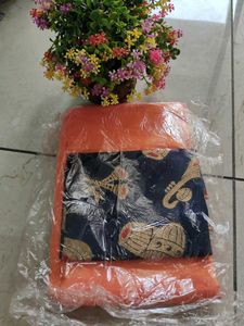 New Art Silk Saree With Matching Blouse