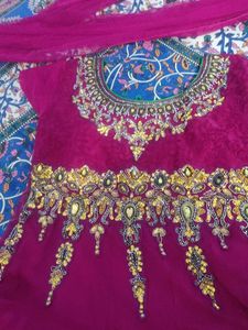 Pink Lehnga With Full Gher