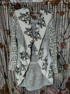Floral Print Cozy Cardigan