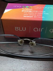 Lenskart VC Unisex Specs Rimless Zero Power